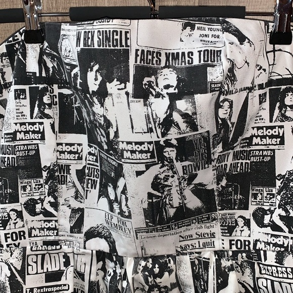 Vintage strapless dress size large - Picture 2 of 7